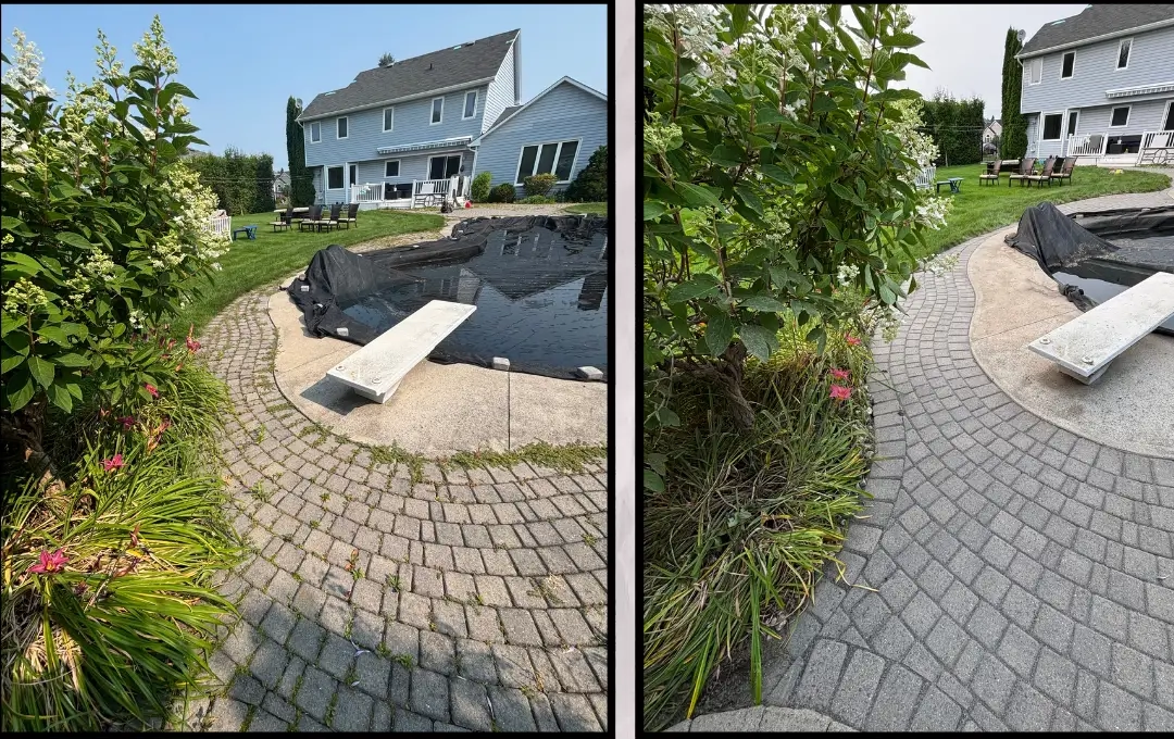 Interlock driveway transformation Ottawa